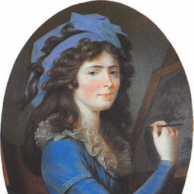 Philipp Jacob Becker, Bildnis der Karoline von Beden (1776-1841) 1797
