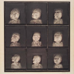 Adolf Buchleiter: o.T. (sign.), Tusche, Collage, 81 x 81 cm, 1963
