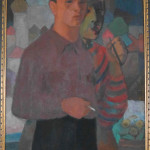 Selbstportrait 1950er