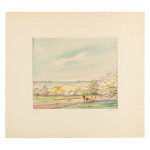  Frühling, 1947, Aquarell auf Papier, 27,5 x 30,5 cm 
