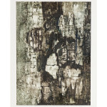 Felswand, 1964, (datiert und bezeichnet auf Passepartout), Aquarell, 37 x 28  cm